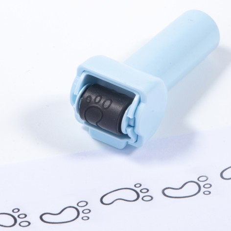 Pen Shape Wavy Curve Line Roller Stamp 3