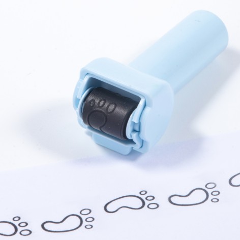 Pen Form Wavy Curve Line Roller Stempel 3